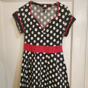 Polka dot Sourpuss dress